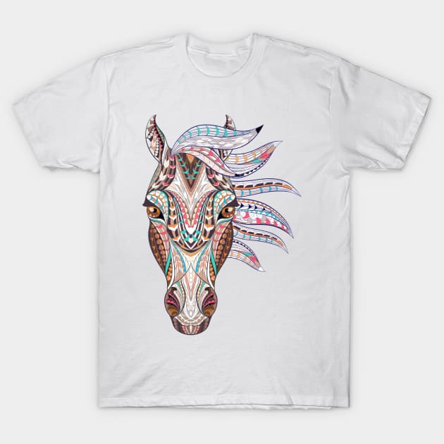 Horses Head Colorful Design Nice Abstract Horses Heads for any Horse Lover. T-Shirt by Abstractdiva